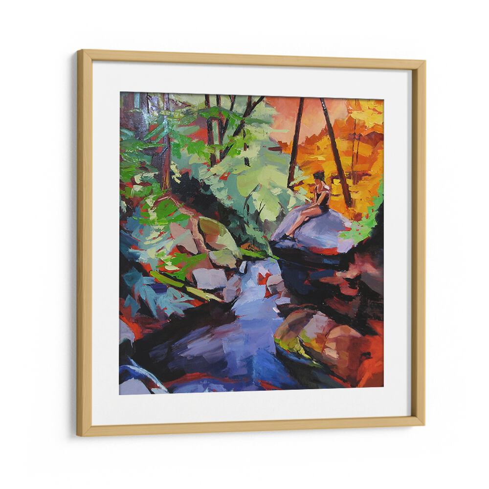 MILFROD BROOK , LANDSCAPE PAINTINGS
