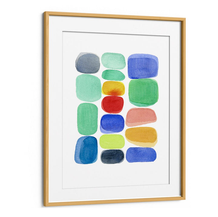 Vibrant COLOR BLOCKS I, ABSTRACT PAINTINGS, perfect for enhancing any contemporary space with creative flair.