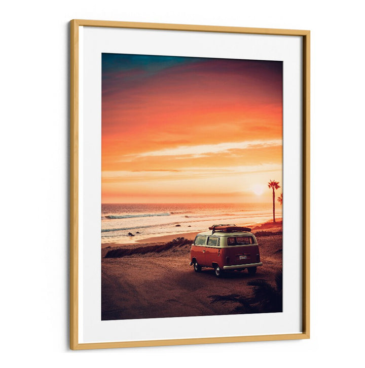 VAN SUNSET , CAR POSTERS