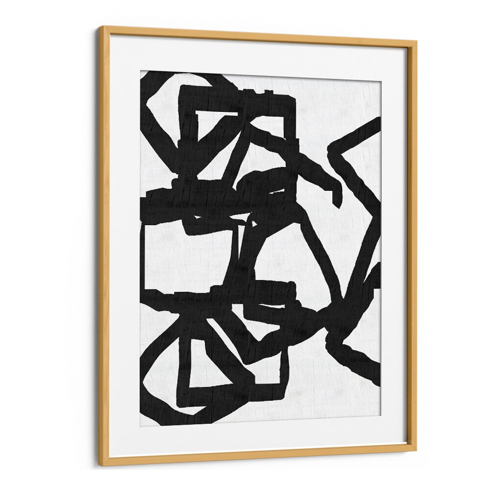Stylish NOIR AND INKY 1, PATTERN ART PRINTS framed art, perfect for modern home decor and artistic expression.