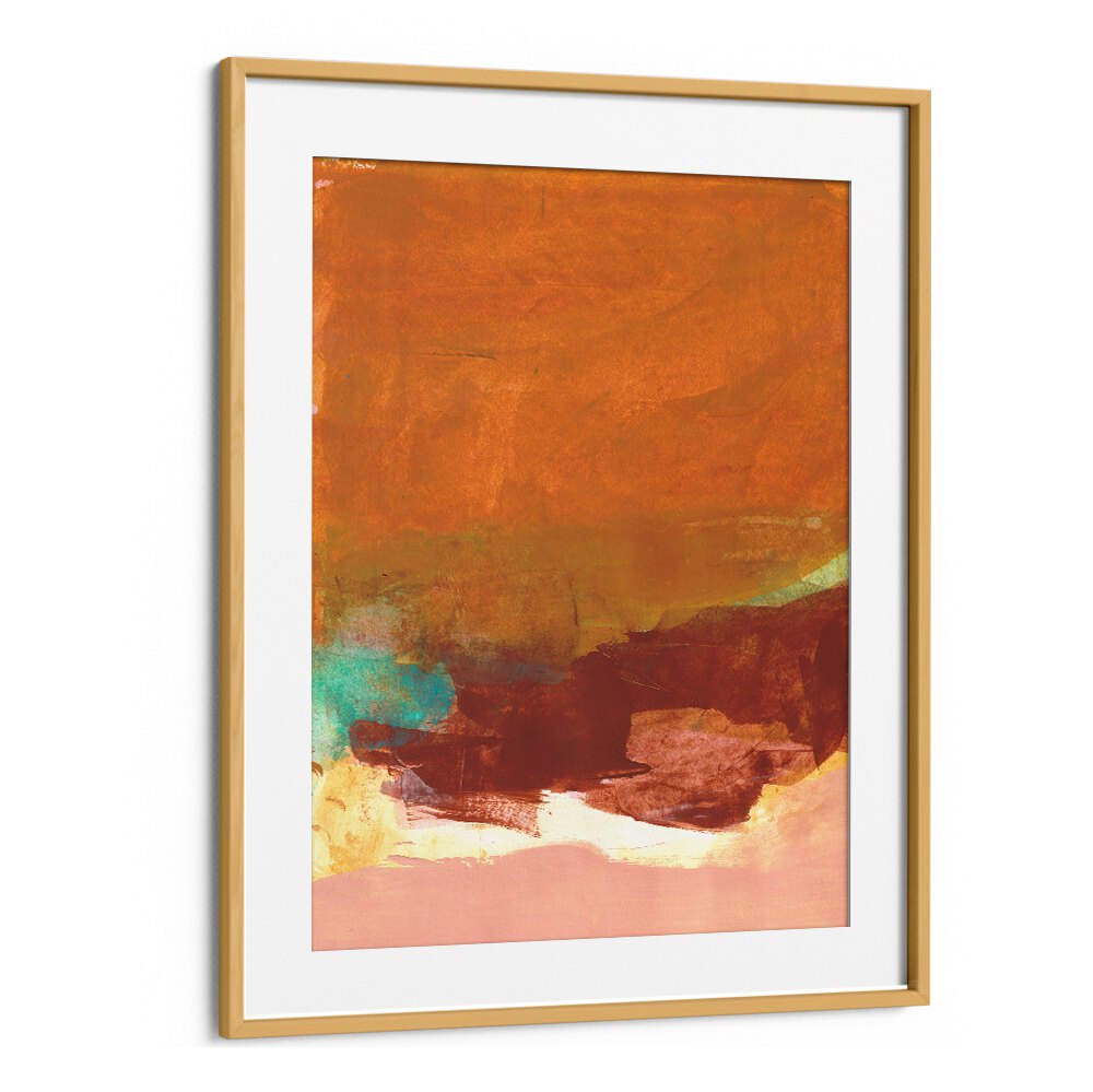 Sophisticated CORRELATIONS IV, ABSTRACT PAINTINGS in a modern frame, showcasing vibrant colors and artistic depth.
