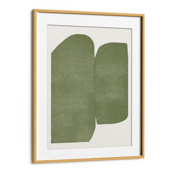 GREEN PAPER CUT MODERN , ABSTRACT PAINTINGS
