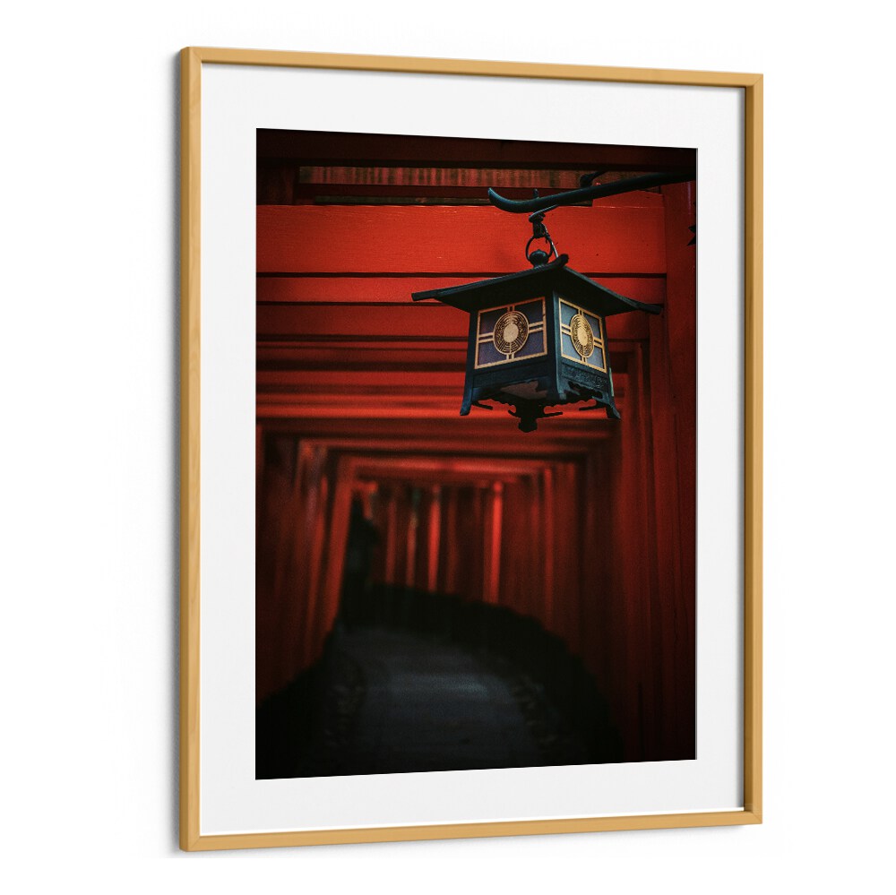 Elegant GOLDEN LANTERN, JAPANESE PAINTINGS, perfect for illuminating your home or garden with warm ambiance.