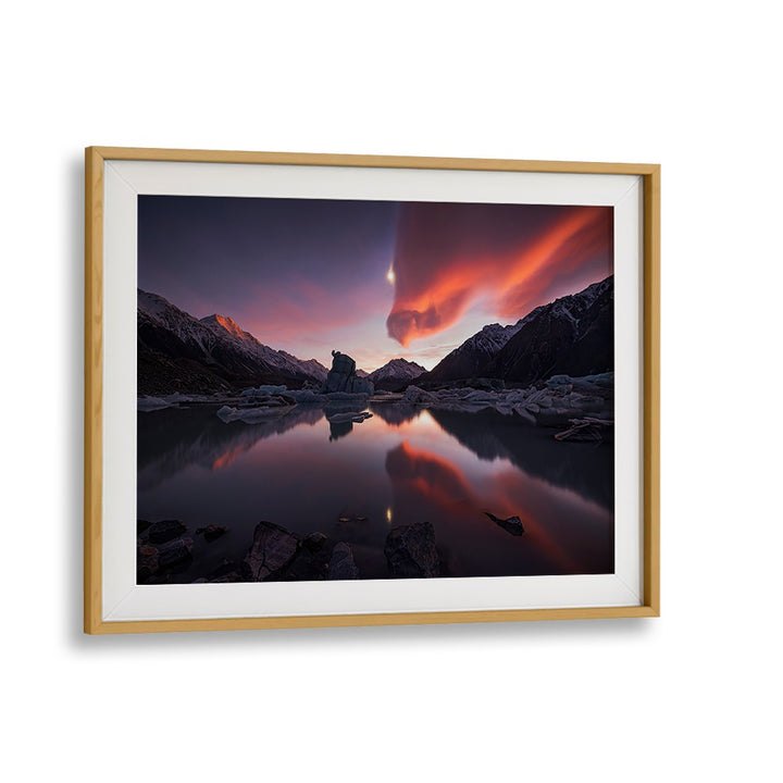 Stunning KISS OF DRAGON, PHOTOGRAPHY PRINTS showcasing vibrant landscape reflections and dramatic mountain scenery.