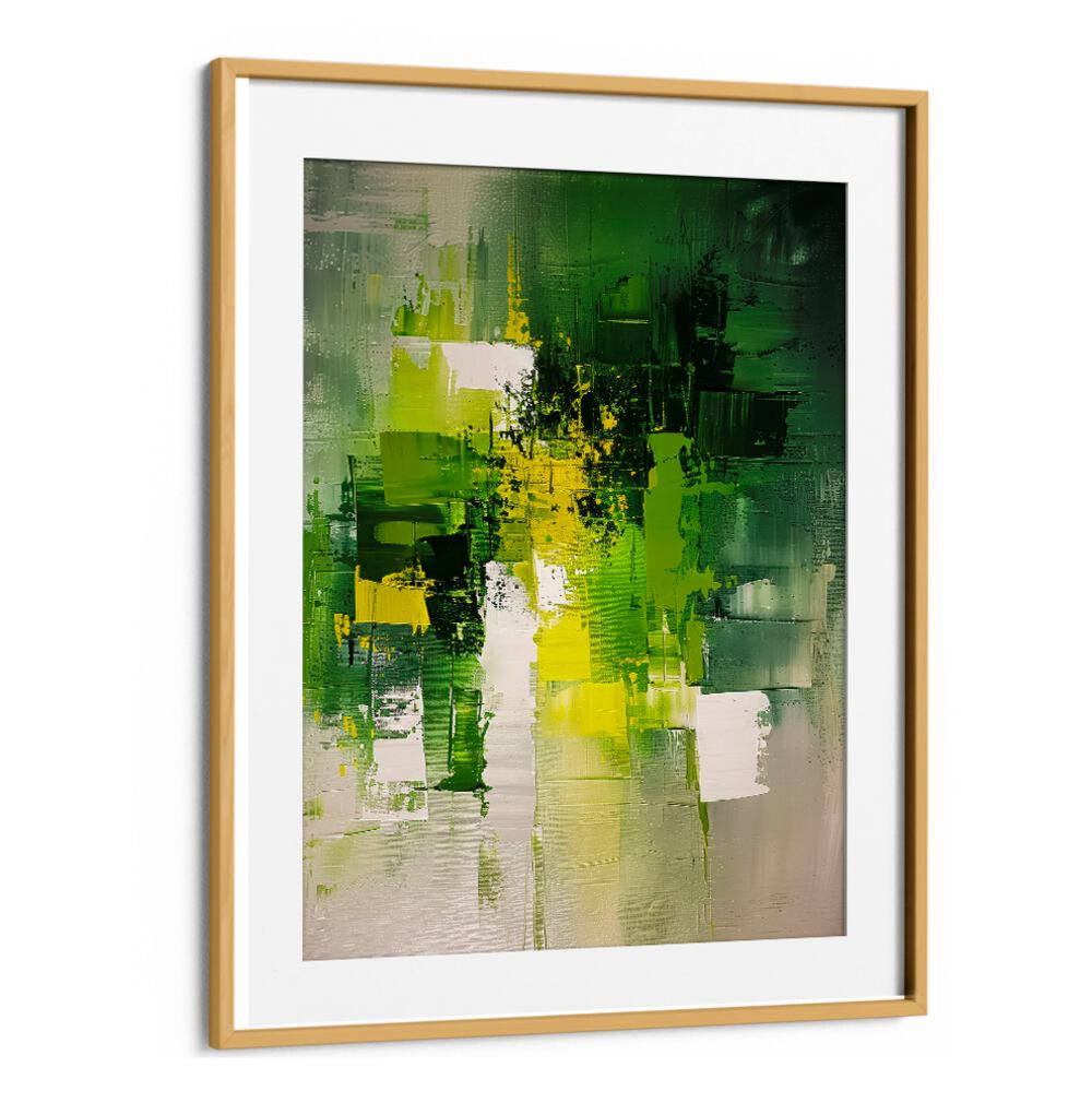 CONTEMPORART - MATCHA II , ABSTRACT PAINTINGS