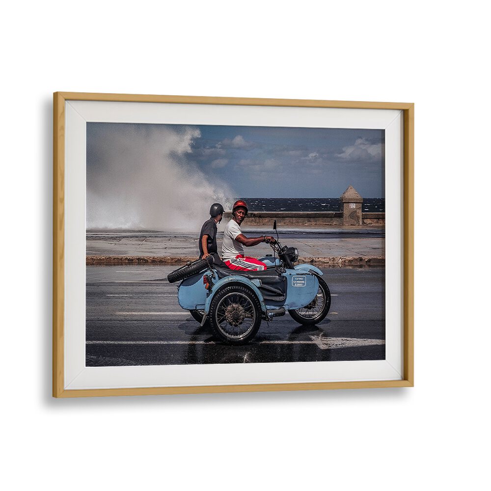 Vibrant street scene captured in MALECON III, PHOTOGRAPHY PRINTS, showcasing urban life and dynamic moments.