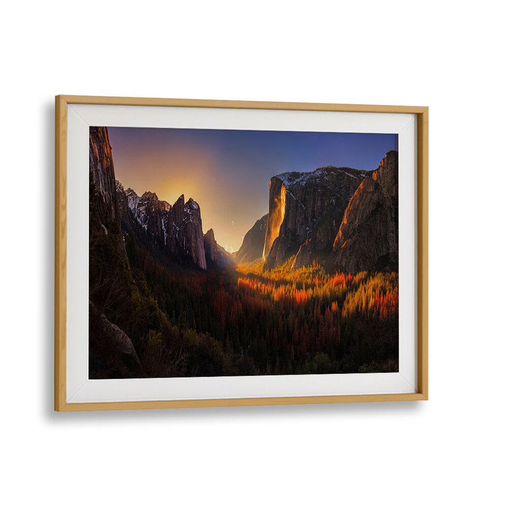 YOSEMITE FIREFALL BY YAN ZHANG , LANDSCAPE PHOTO PRINTS