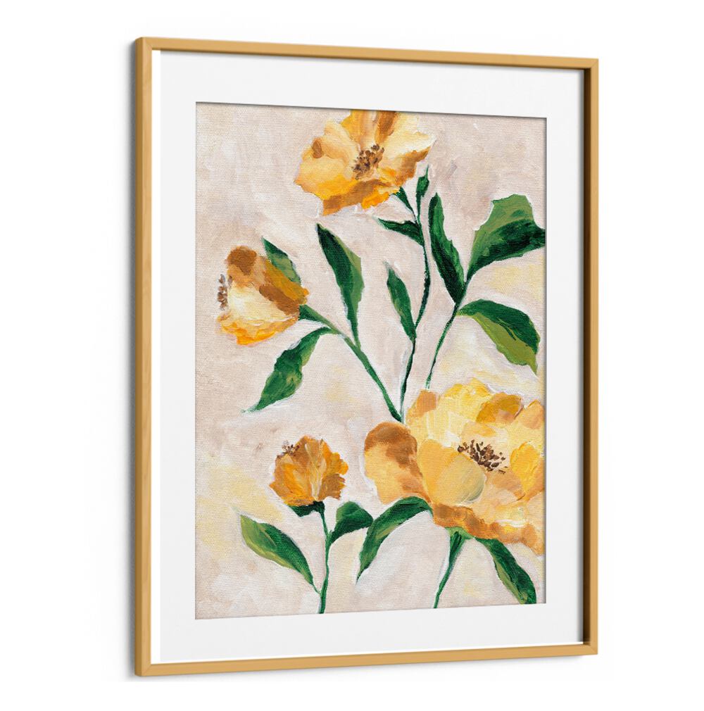 YELLOW CAMELLIA , FLORAL FLOWER PAINTINGS
