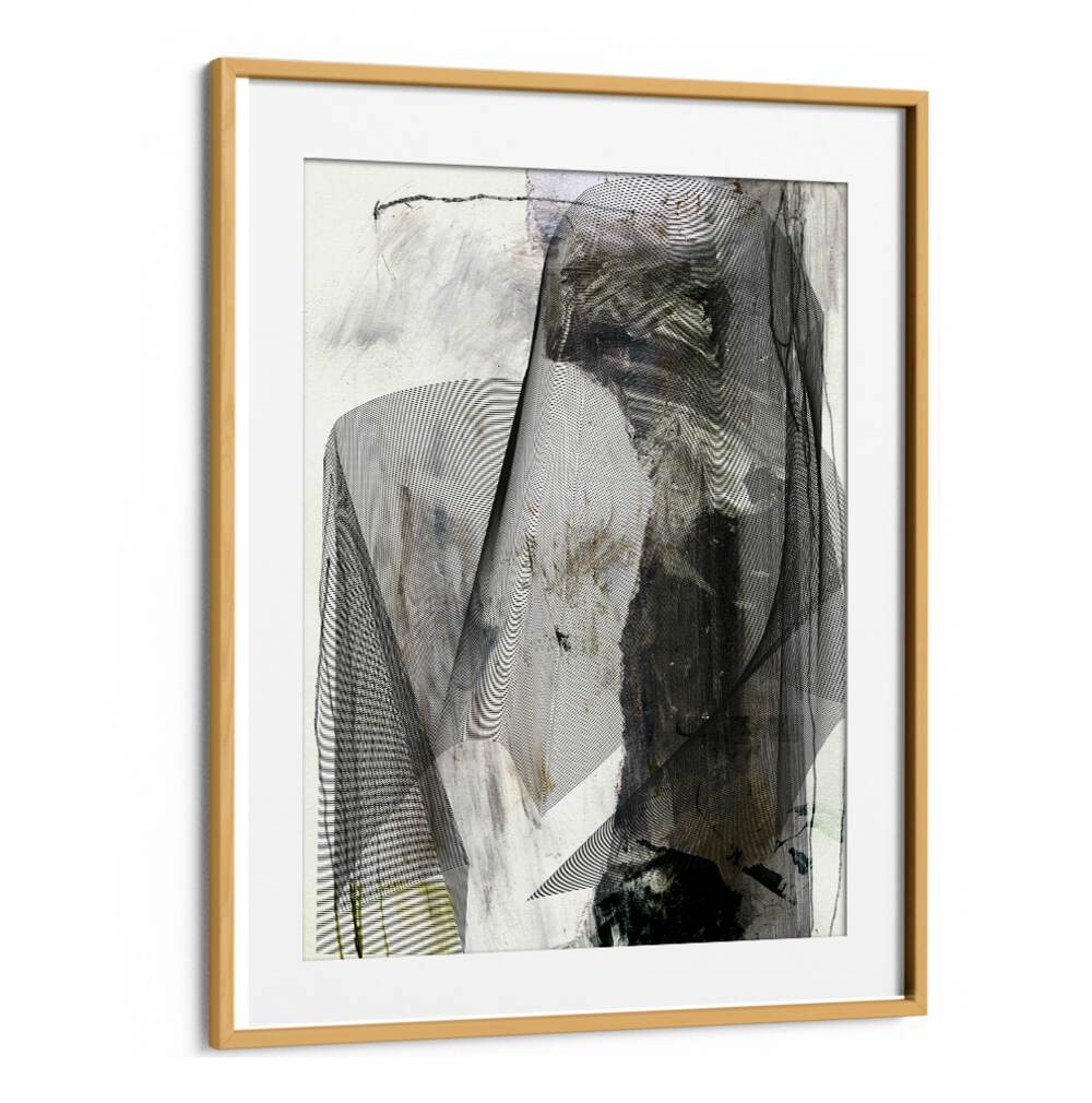 Stunning TRUE Abstract Paintings framed in elegant wood, perfect for enhancing any modern living space.