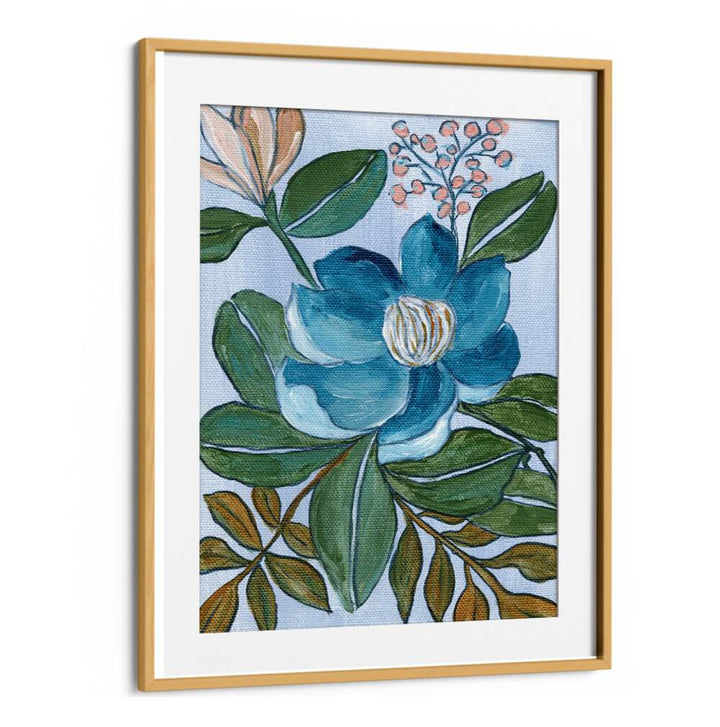 BLUE BLOSSOM , FLORAL FLOWER PAINTINGS