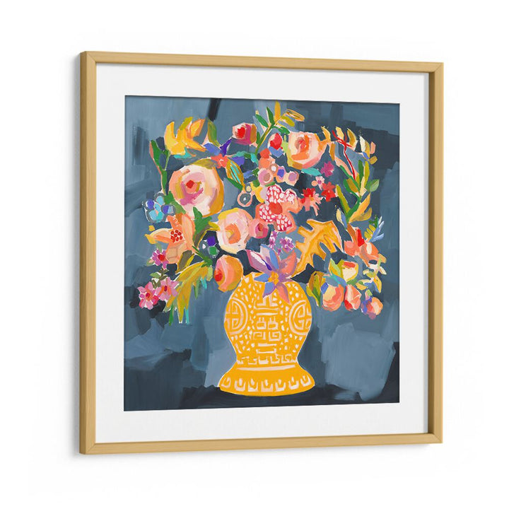 Vibrant IZZIE S BOUQUET, FLORAL FLOWER PAINTINGS showcasing bold colors and abstract floral designs for elegant decor.