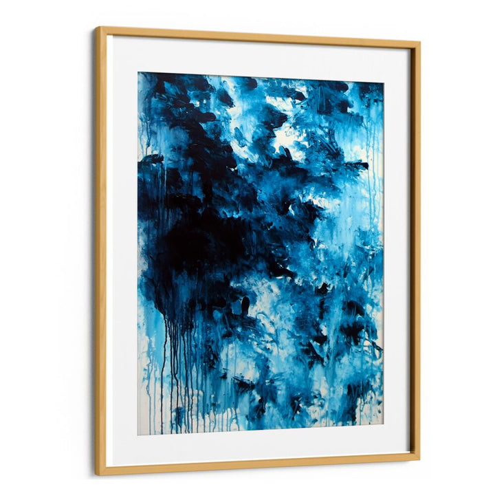 Stunning ABSTRACT DESIGN V, ABSTRACT PAINTINGS in vibrant blue tones, perfect for transforming any living space.
