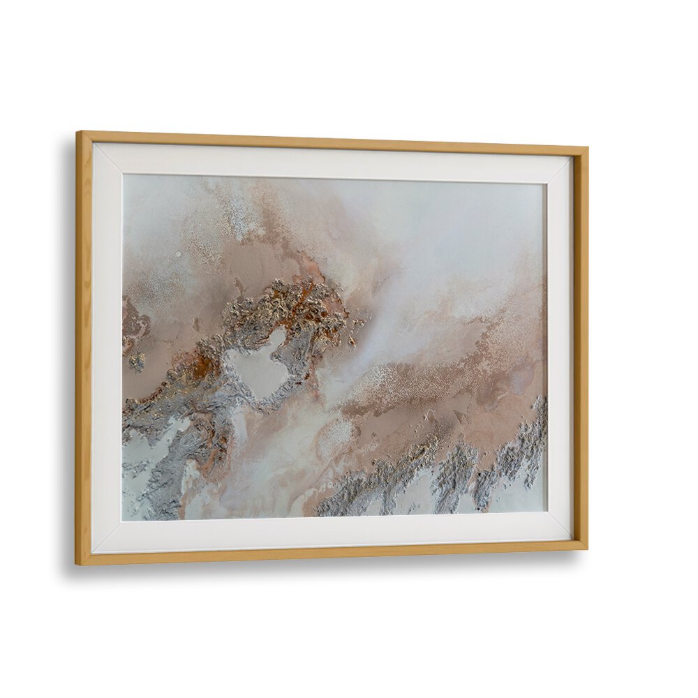Stunning ENCOUNTER, ABSTRACT PAINTINGS in a sleek frame, perfect for enhancing any living space's beauty.