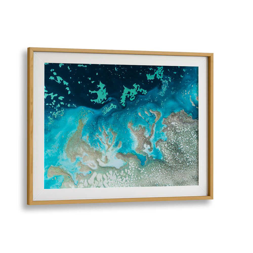 Stunning CORAL THE OASIS, ABSTRACT PAINTINGS brings vibrant modern art to elevate your living space beautifully.