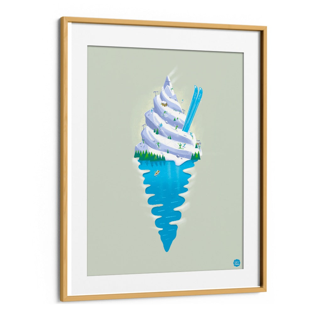 Delightful SKU SUNDAE, BAR & CAFE ART featuring a whimsical ice cream design, perfect for sweet moments.