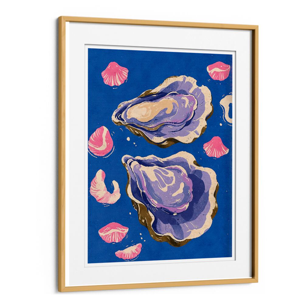 Vibrant OYSTERS, BEACH PAINTINGS capturing coastal serenity, perfect for enhancing your home decor.