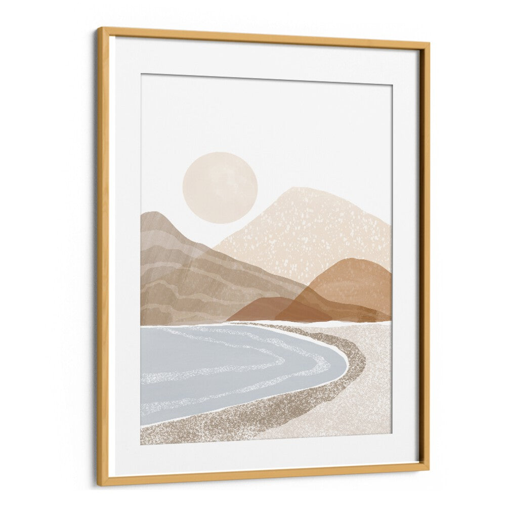 Captivating BEACH SUNSET ART, LANDSCAPE PAINTINGS add coastal charm to your home with serene beach and mountain scenery.