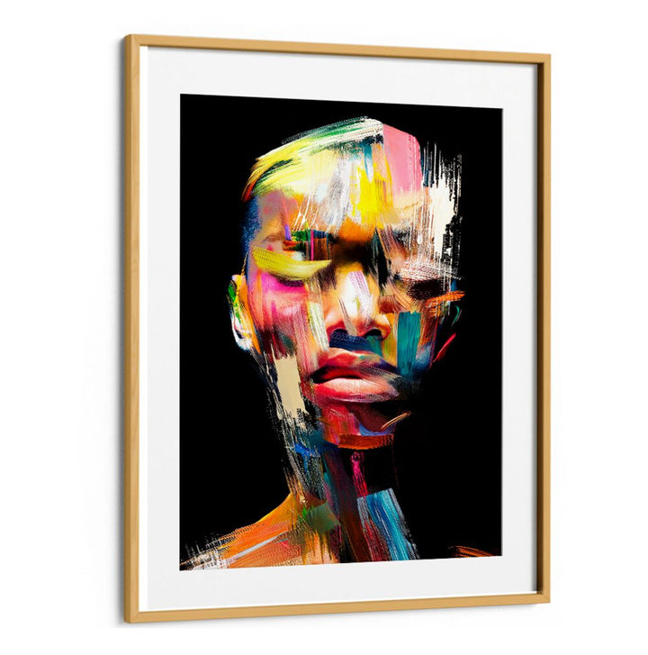 Vibrant FACELESS III, ABSTRACT PAINTINGS by Philippe HUGONNARD, showcasing bold colors and modern design.