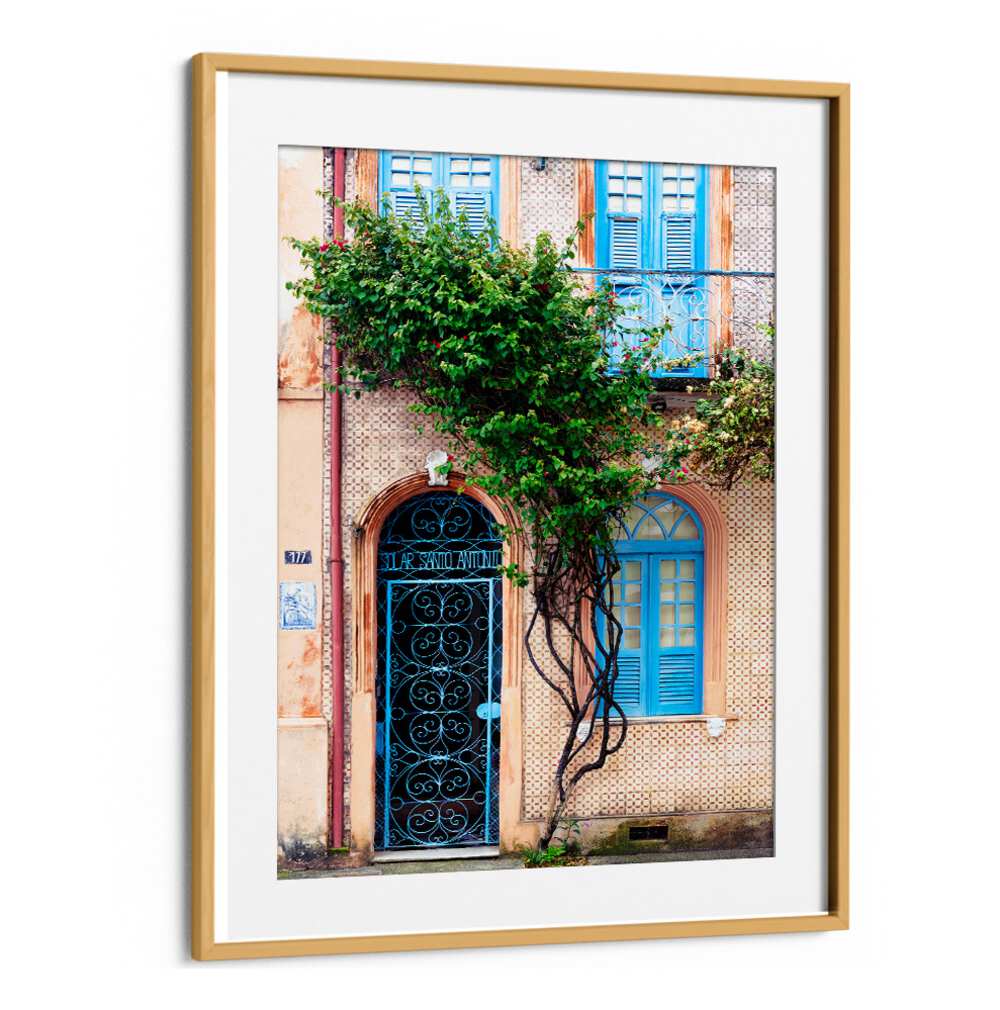 COLONIAL FACADE IN SALVADOR DE BAHIA   , BEACH PAINTINGS