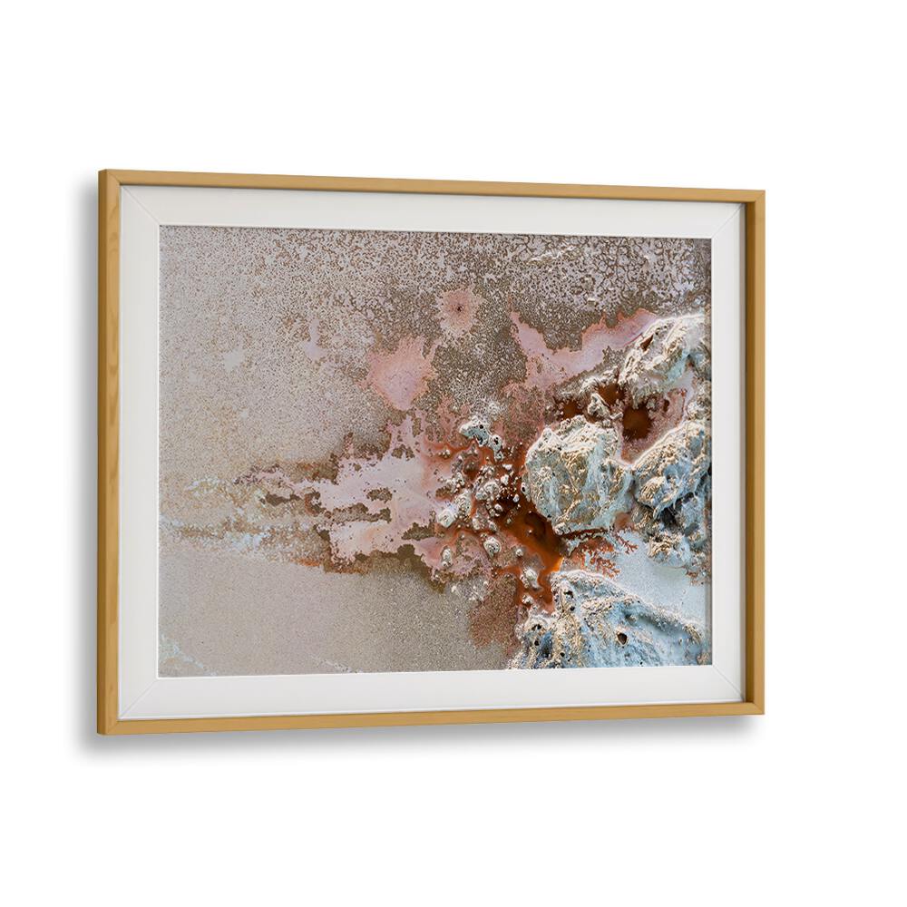 WONDERLUST, ABSTRACT PAINTINGS in a gold frame, adding vibrant creativity to your space. Perfect for any art lover.