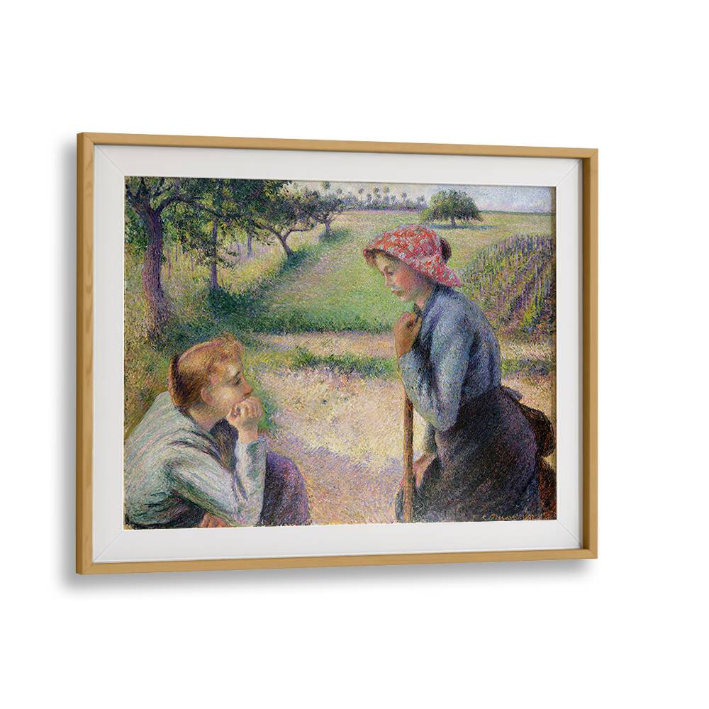 TWO YOUNG PEASANT WOMEN (1891–92), VINTAGE PAINTINGS