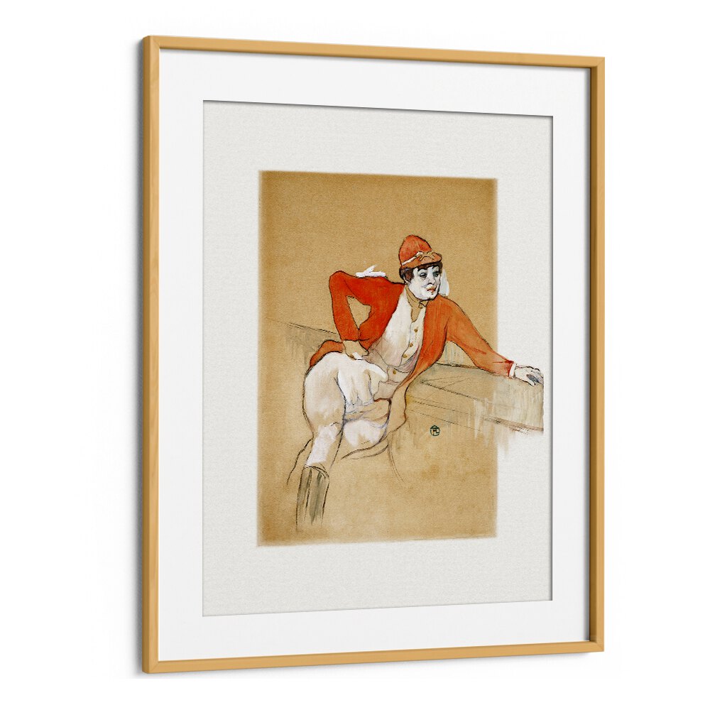 LA MACARONA IN THE COSTUME OF A JOCKEY (1893)  , VINTAGE PAINTINGS