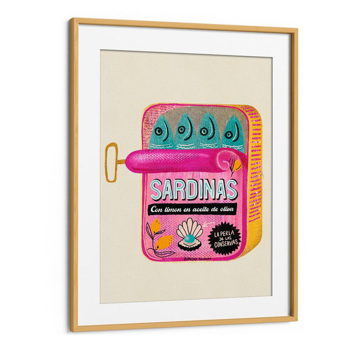 SARDINES TIN CAN BY BAROO BLOOM , WALL ART PRINTS