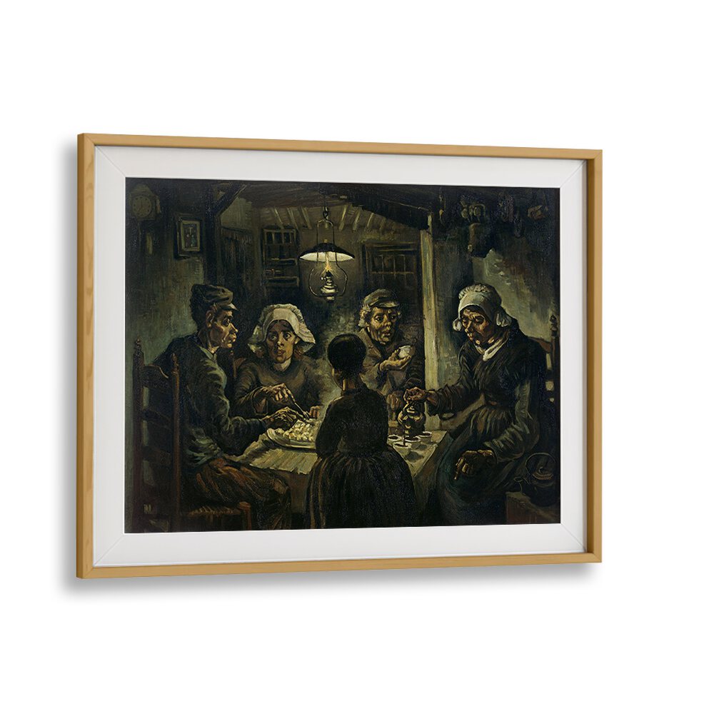 VINCENT VAN GOGH'S THE POTATO EATERS (1885), VINTAGE PAINTINGS