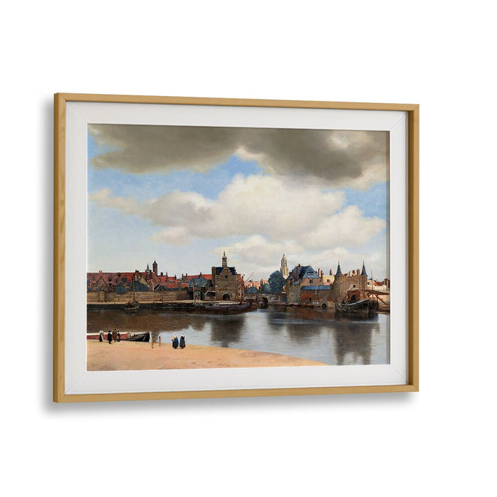 VIEW OF DELFT (CA. 1660–1661)  BY JOHANNES VERMEER, VINTAGE PAINTINGS