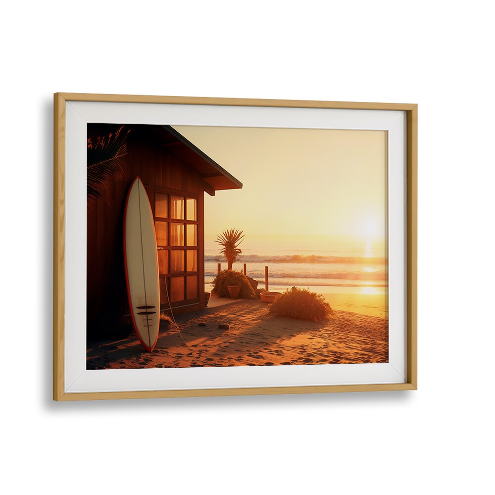 Capture the serene beauty of the PACIFIC SUNSET, BEACH PAINTINGS, enhancing your space with tropical vibes.
