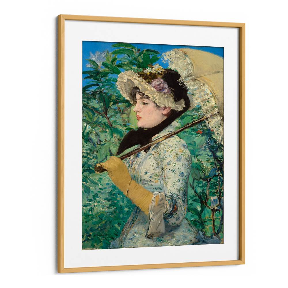 JEANNE SPRING (1881) BY EDOUARD MANET , VINTAGE PAINTINGS