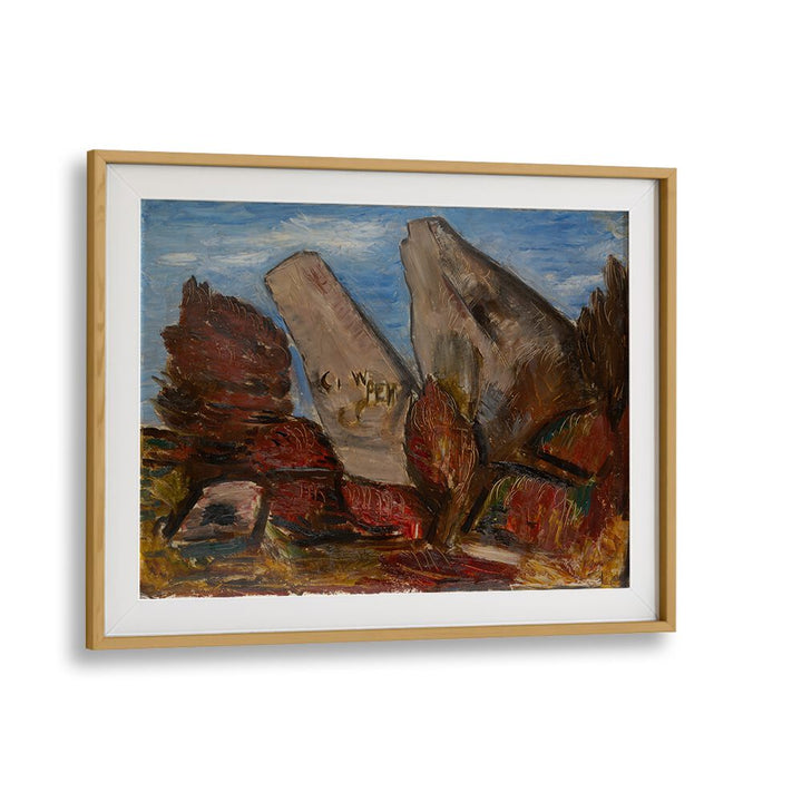 WHALE’S JAW, DOGTOWN COMMON, CAPE ANN, MASSACHUSETTS (1934) , VINTAGE PAINTINGS