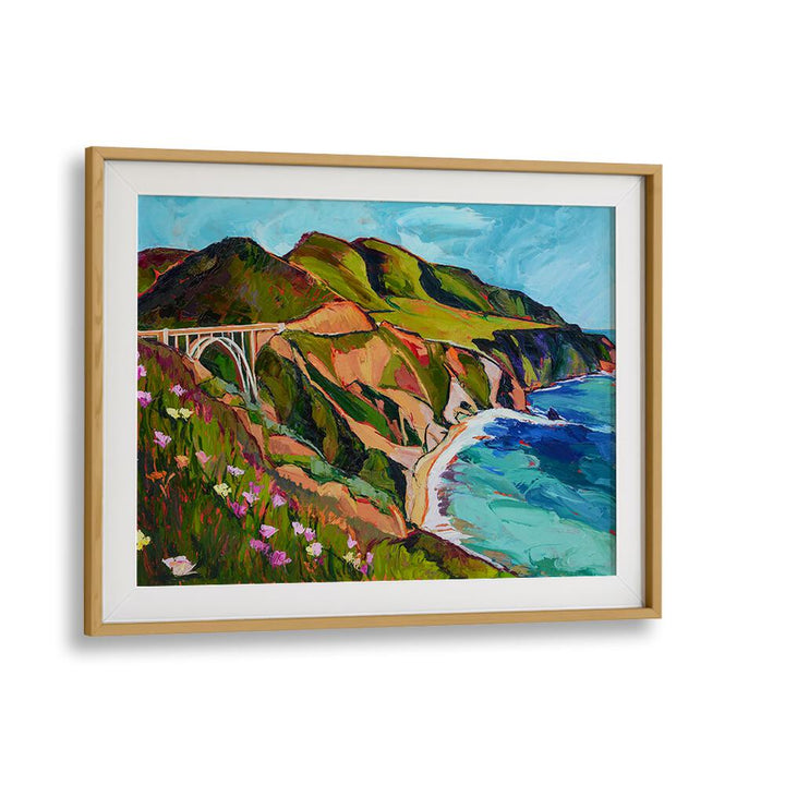 ROUTE ONE BRIDGE , LANDSCAPE PAINTINGS