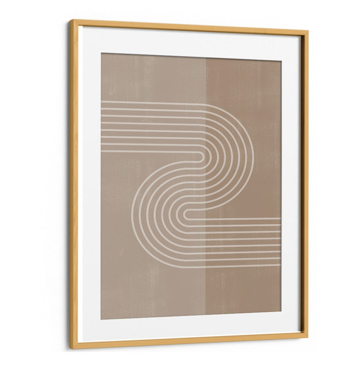 Minimal Simple Arch II, abstract paintings showcase elegant lines in a chic frame, perfect for modern home decor.