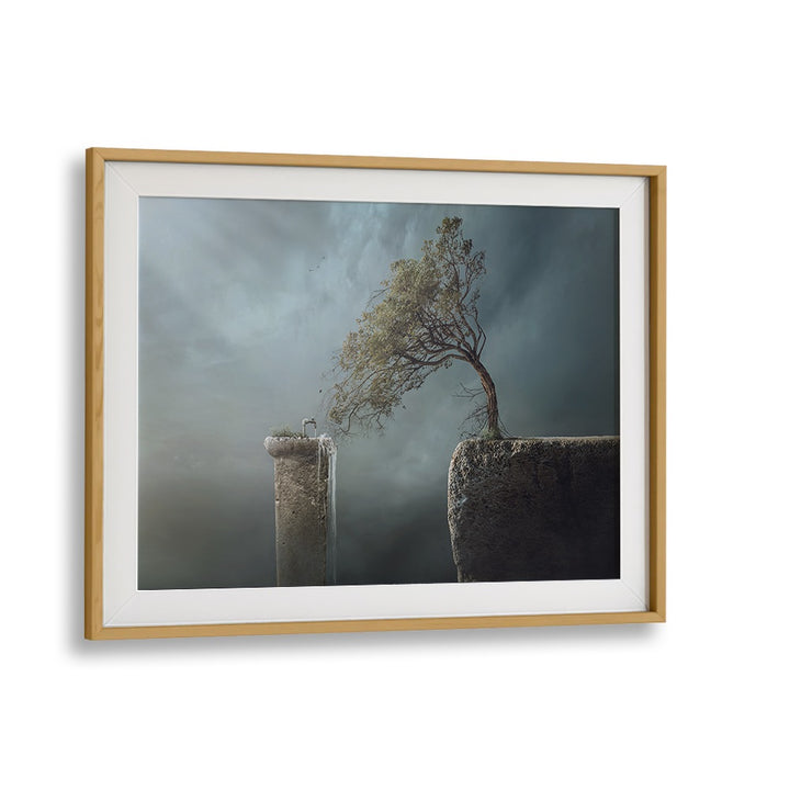 Surreal "Drink Water" photography prints featuring a tree and unique artistic expression for your decor.