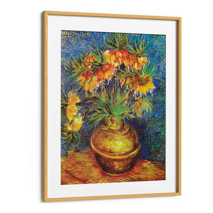 VINCENT VAN GOGH'S IMPERIAL FRITILLARIES IN A COPPER VASE (1887),  VINTAGE PAINTINGS