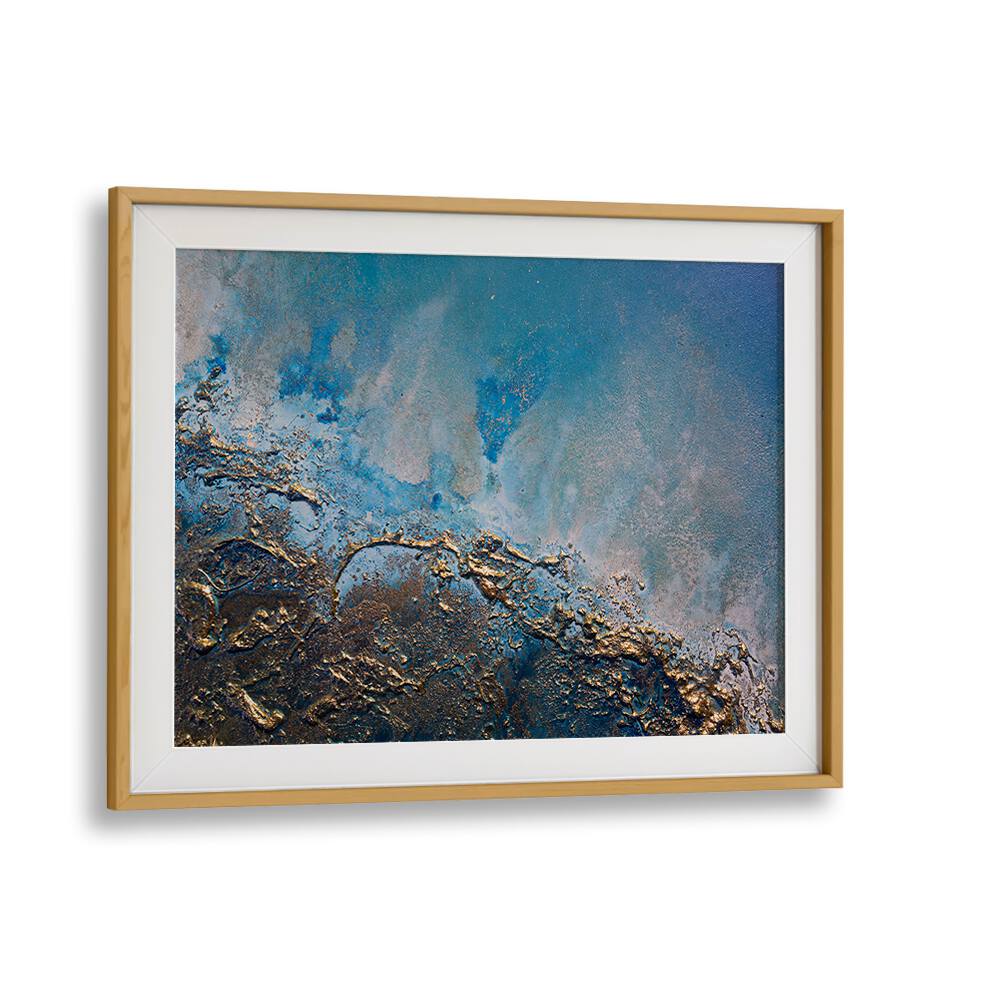 Stunning EARTH AND SEA TONES, ABSTRACT PAINTINGS blend natural hues for a vibrant, serene space transformation.
