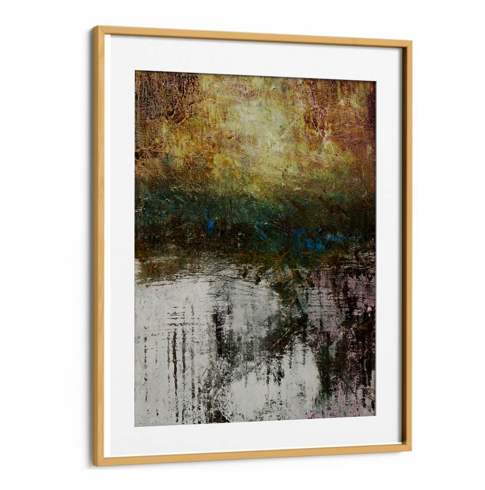Stunning ABSTRACTION DESIGN XV, ABSTRACT PAINTINGS in a frame, perfect for enhancing modern interiors.