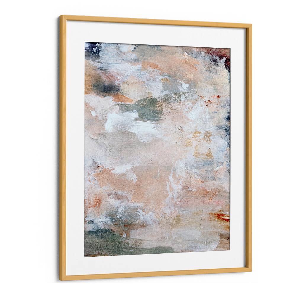 Elegant ALIGNMENT, ABSTRACT PAINTINGS in a stylish frame, showcasing soft colors and textures for modern decor.