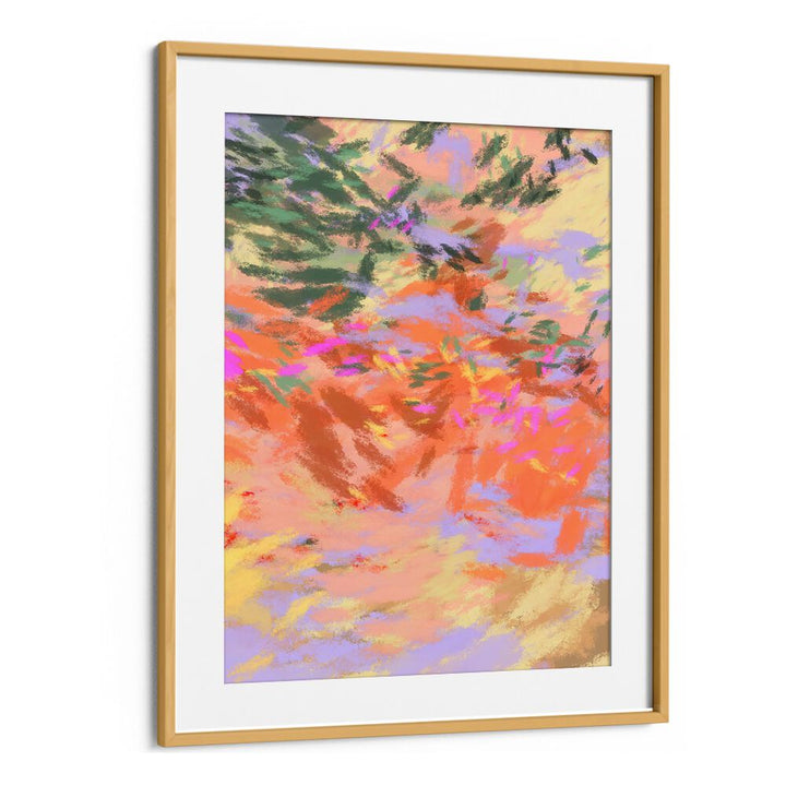 Colorful abstract art piece titled LAZY SUMMER DAYS VI, capturing the essence of relaxation and sunny afternoons.