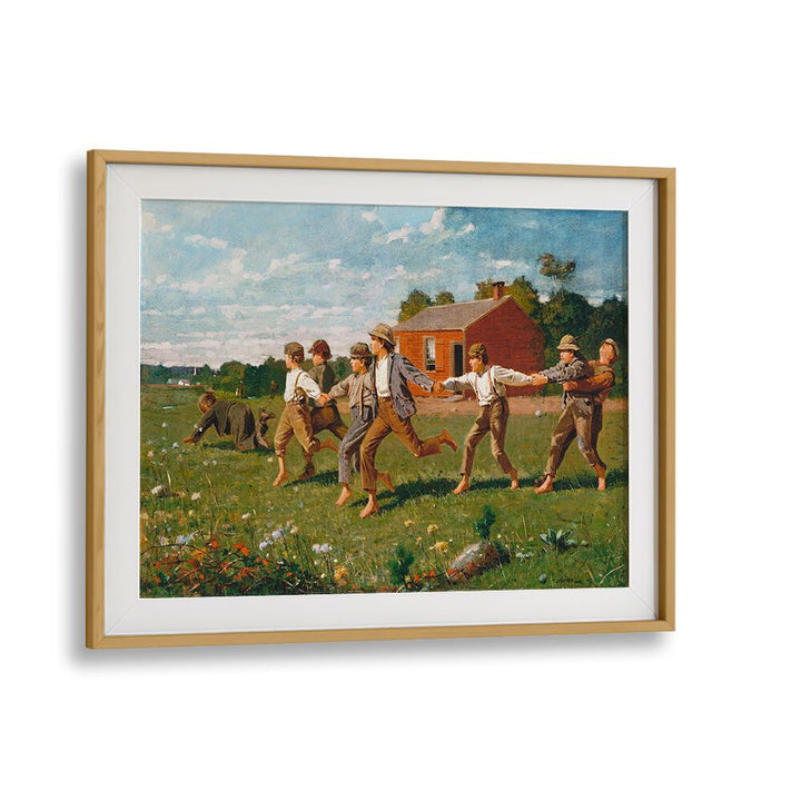 SNAP THE WHIP (1872)  ,  VINTAGE PAINTINGS