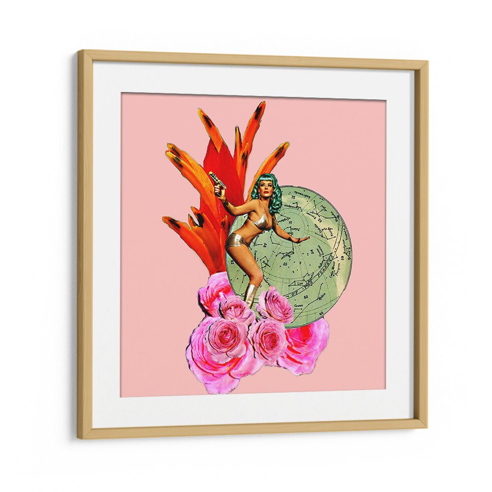Vibrant GIRL POWER IV, PORTRAITS artwork showcases empowerment through a stunning figurative illustration. Perfect for modern decor.