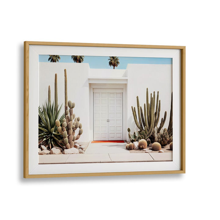 Stunning WHITE MID-CENTURY MODERN HOUSE, BEACH PAINTINGS by Philippe Hugonnard, perfect for modern decor.