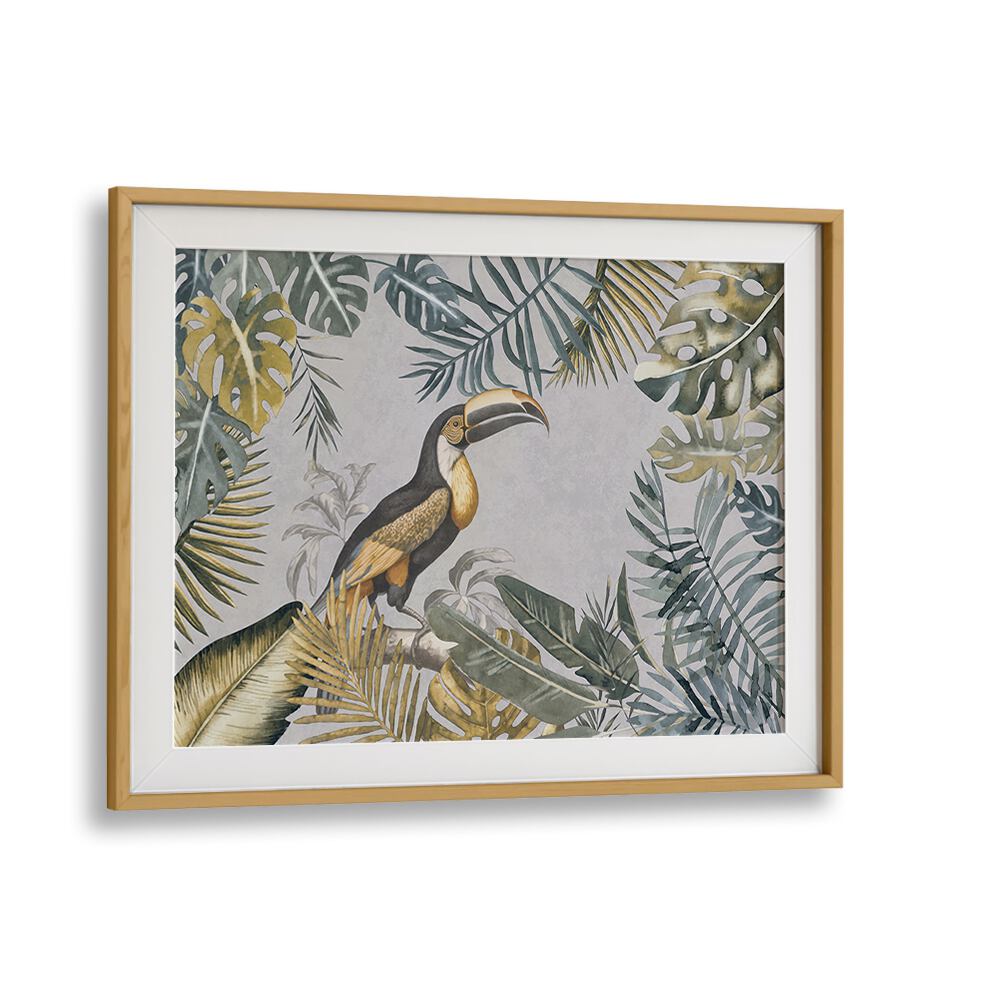 TOUCANS TROPICAL GARDEN BY ANDREA HAASE , WILDLIFE POSTERS, WILDLIFE PAINTINGS