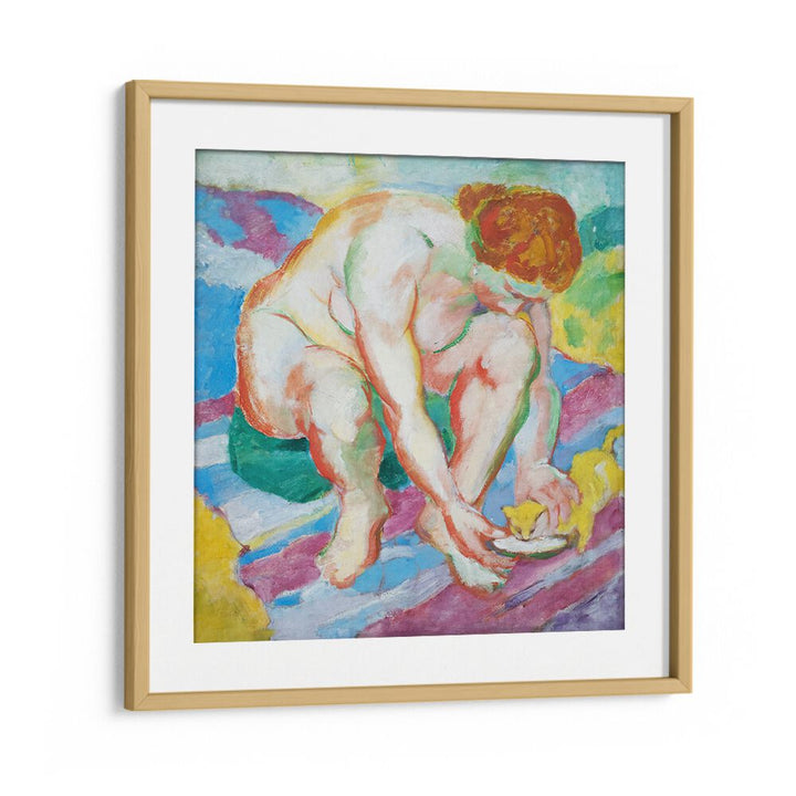 NUDE WITH CAT (1910), VINTAGE PAINTINGS