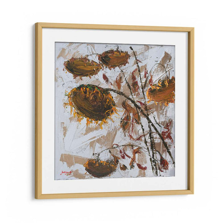 Vibrant SUN FLOWER CANVAS II, FLORAL FLOWER PAINTINGS, adds a touch of nature's beauty to your decor. Perfect for any setting.