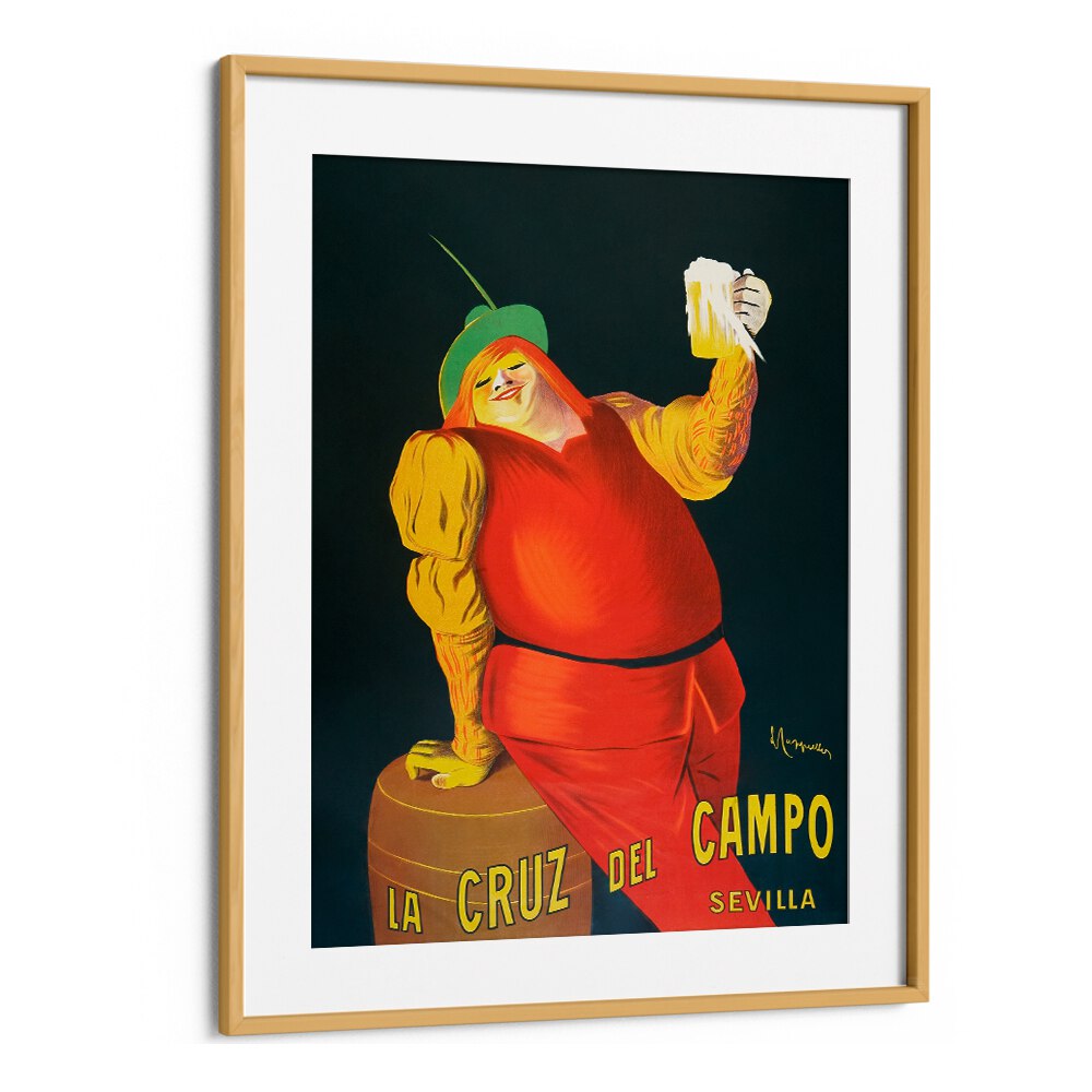 LA CRUZ DEL CAMPO BEERS (1906) , VINTAGE PAINTINGS