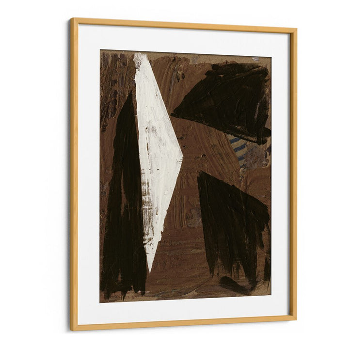 Abstract painting titled "ATTRACTION," featuring bold colors and shapes, enhancing modern decor with artistic flair.