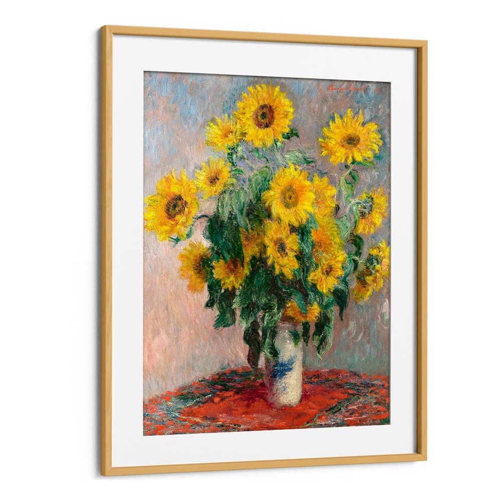 BOUQUET OF SUNFLOWERS (1881) , VINTAGE PAINTINGS