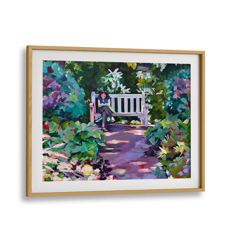 PRINCETON GARDEN , LANDSCAPE PAINTINGS